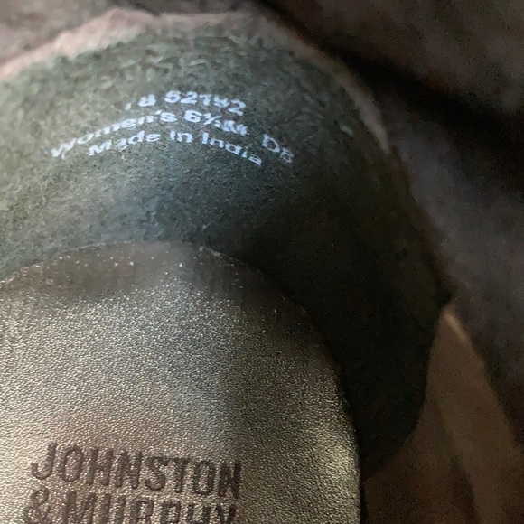 Johnston & Murphy Brown Suede Lola Booties 6.5 - Picture 10 of 10